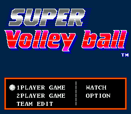 Super Volley Ball screenshot 4 for Sega Mega Drive